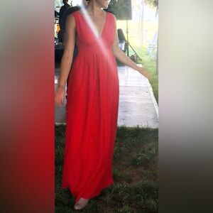 Jill Stuart Poppy red Sleeveless Maxi Sundress